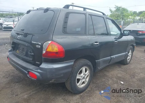 2004 Hyundai Santa Fe Gls/Lx z USA, uszkodzony, nr VIN KM8SC73E84U573562